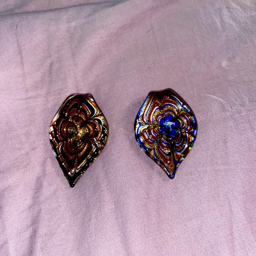 Murano glass pendants. Gorgeous!